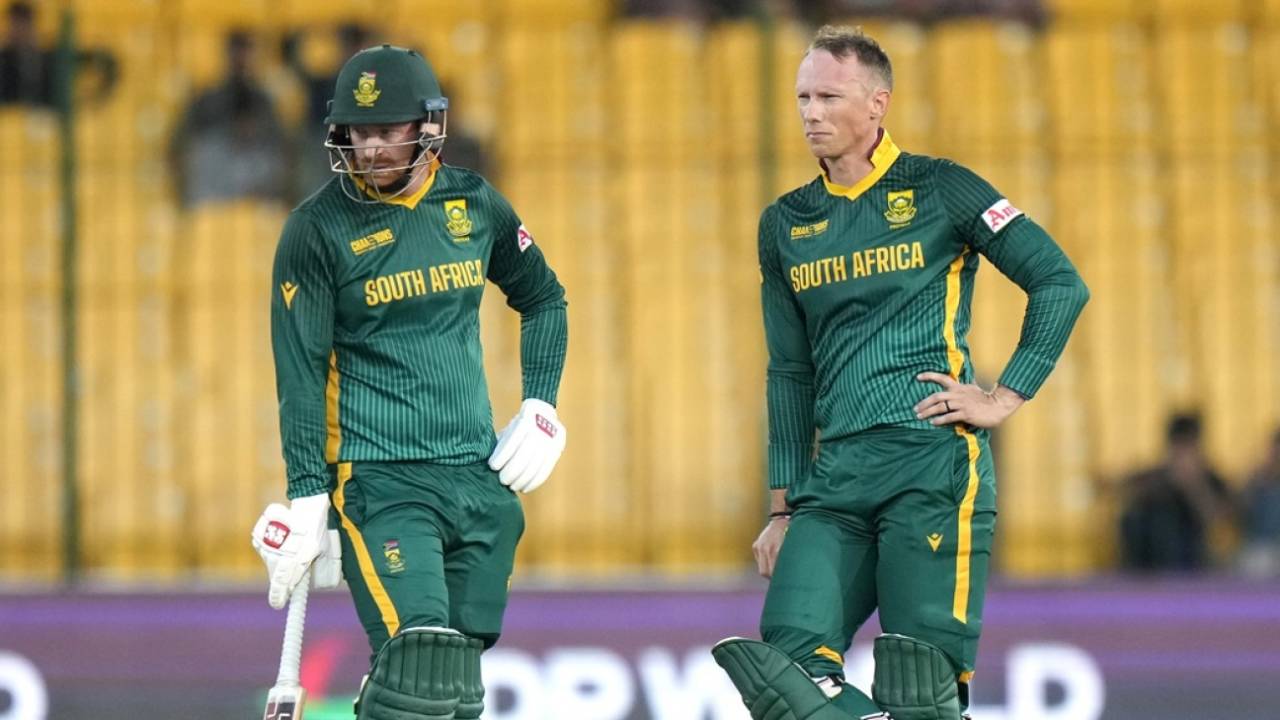 Heinrich Klaasen and Rassie van der Dussen kept South Africa on track, South Africa vs England, Group B, ICC Men's Champions Trophy, Karachi, March 1, 2025