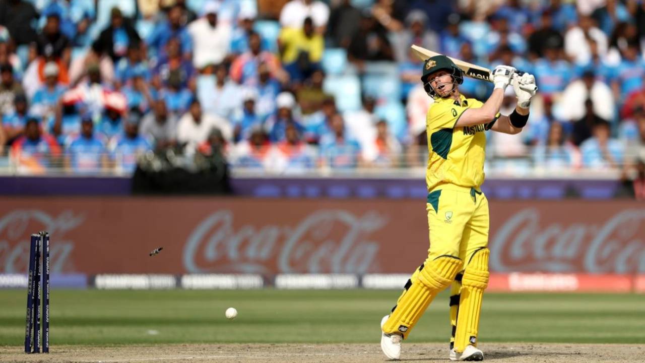 Steven Smith was bowled by a full toss, Australia vs India, Champions Trophy semi-final, Dubai, March 4, 2025