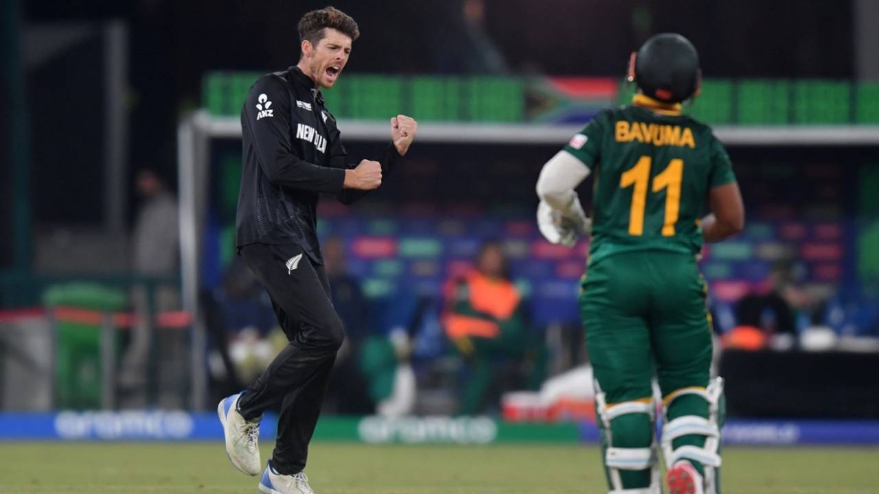 Mitchell Santner dismissed Temba Bavuma