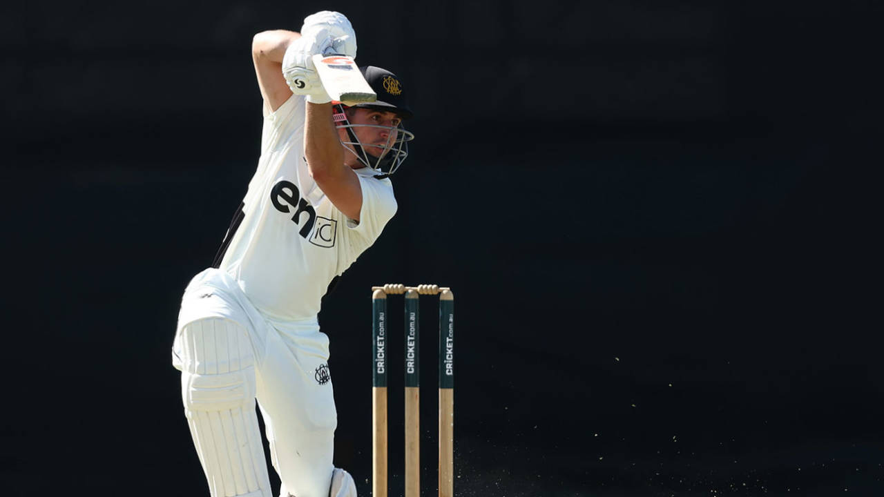 Joel Curtis made the joint top score for Western Australia, Western Australia vs New South Wales, Sheffield Shield, WACA, March 6, 2025