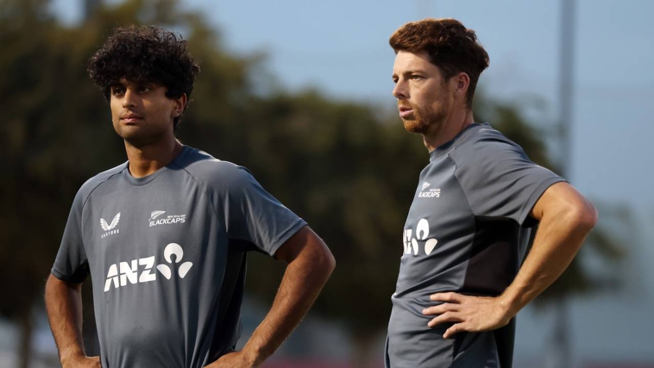 Rachin Ravindra and Mitchell Santner have been central to New Zealand's run to the final, India vs New Zealand, Champions Trophy final, Dubai, March 8, 2025