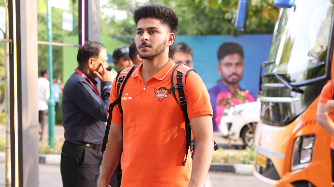 Sanvir Singh arrives at the stadium for the qualifier, Kolkata Knight Riders vs Sunrisers Hyderabad, Qualifier 1, IPL 2024, Ahmedabad, May 21, 2024