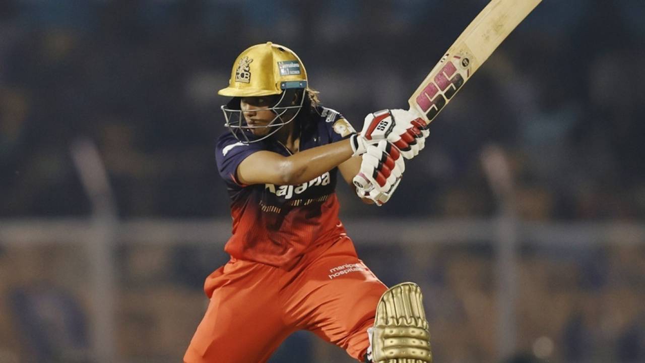 S Meghana scored a quick 26 off 13 balls, Mumbai Indians vs Royal Challengers Bengaluru, WPL 2025, March 11, 2025