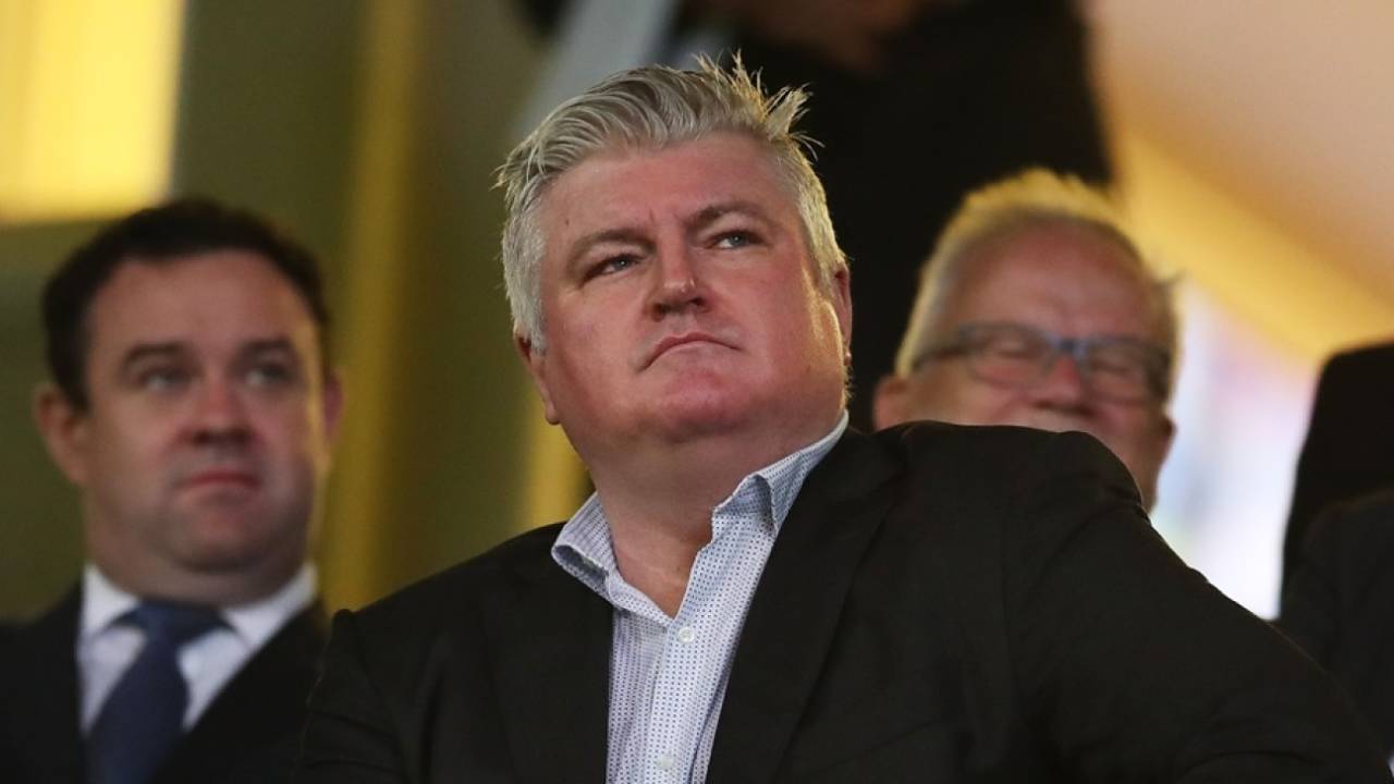 Stuart MacGill at an event commemorating Shane Warne, Sydney, March 30, 2022