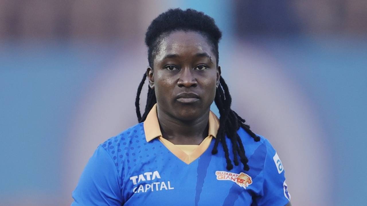 Gujarat Giants suffered a huge loss losing Deandra Dottin minutes before the toss to injury, Mumbai Indians vs Gujarat Giants, WPL 2025, Mumbai, March 13, 2025