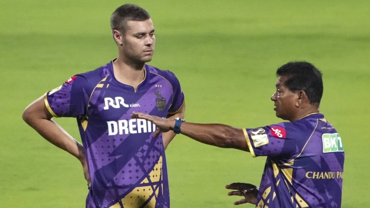 Spencer Johnson has a chat with Chandrakant Pandit, Kolkata, March 17, 2025