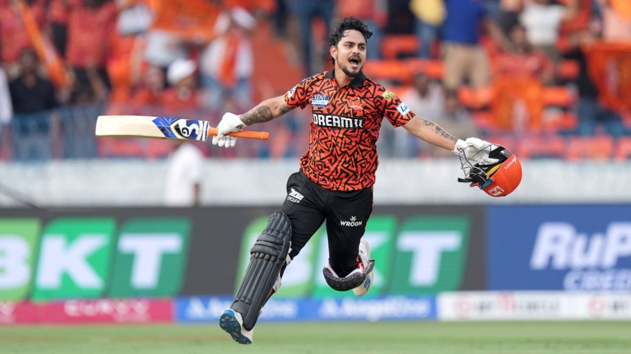 Ishan Kishan slammed his first IPL hundred, Sunrisers Hyderabad vs Rajasthan Royals, IPL 2025, Hyderabad, March 23, 2025