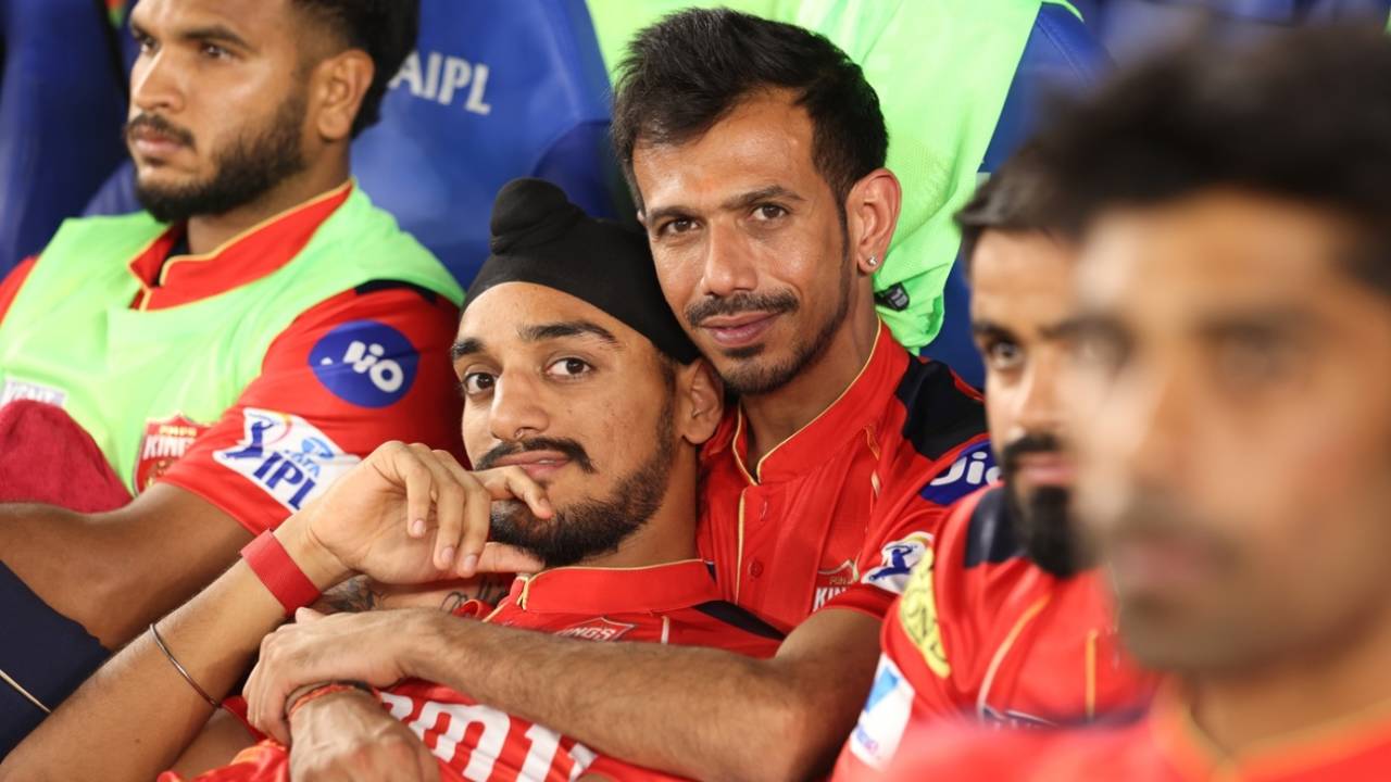 Yuzvendra Chahal was spotted bonding with his new IPL team-mate Arshdeep Singh, Gujarat Titans vs Punjab Kings, IPL 2025, March 25, 2025, Ahmedabad