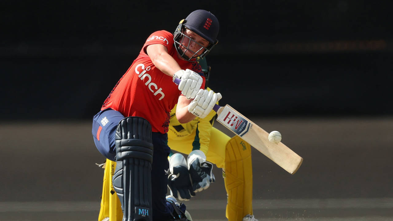 England A captain Grace Scrivens made 35 in the chase, Australia A vs England A, 1st T20, Hurstville Oval, March 26, 2025