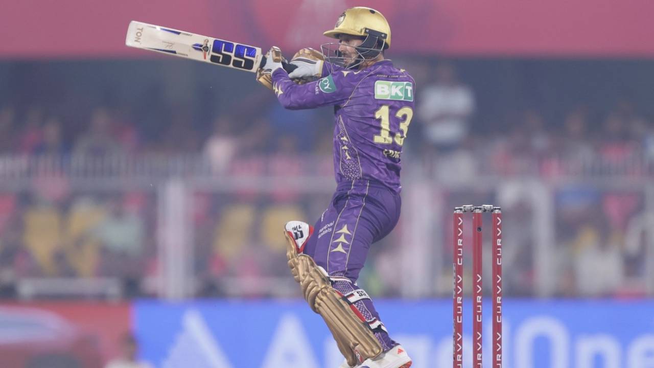 Quinton de Kock started the chase in a hurry, Rajasthan Royals vs Kolkata Knight Riders, IPL 2025, Guwahati, March 26, 2025