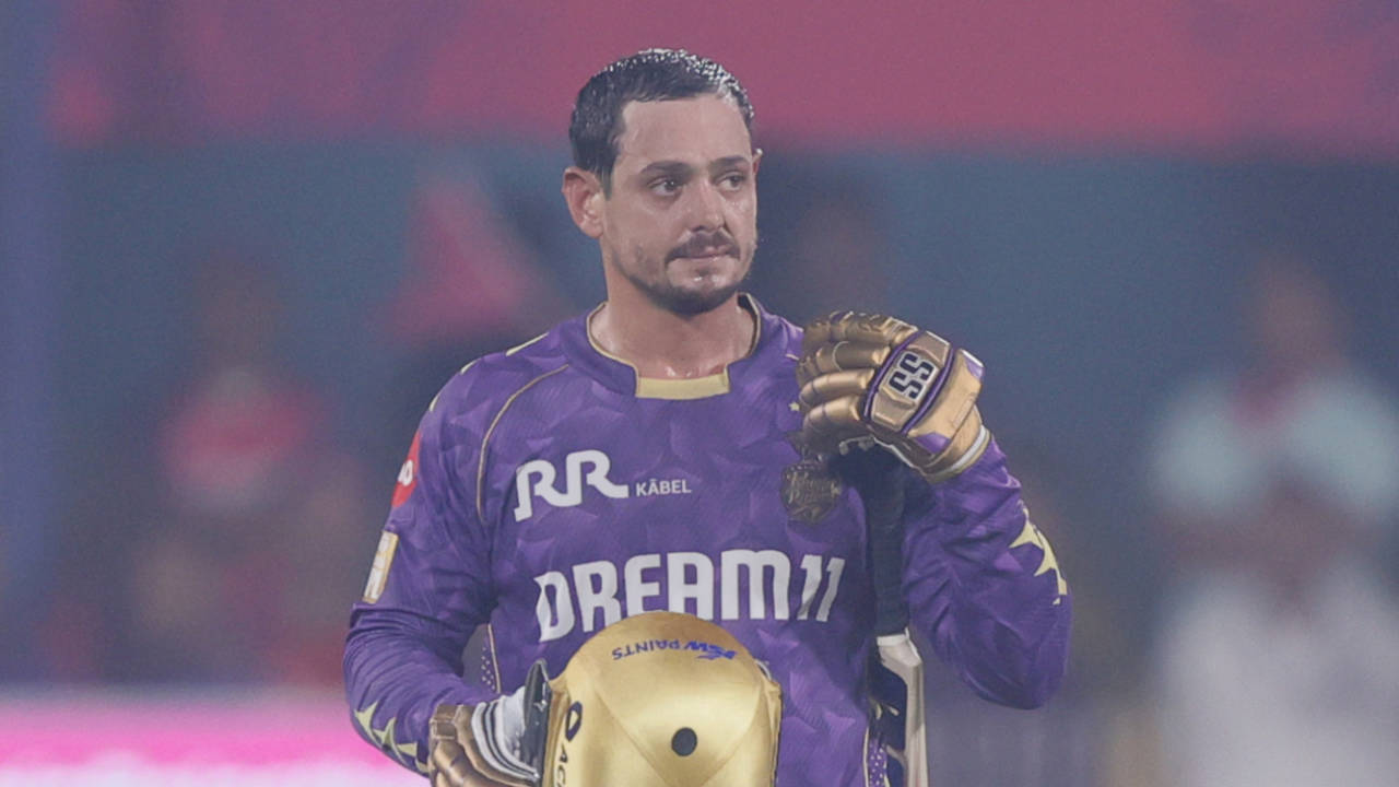 Job done, Quinton de Kock can go put his feet up, Rajasthan Royals vs Kolkata Knight Riders, IPL 2025, Guwahati, March 26, 2025