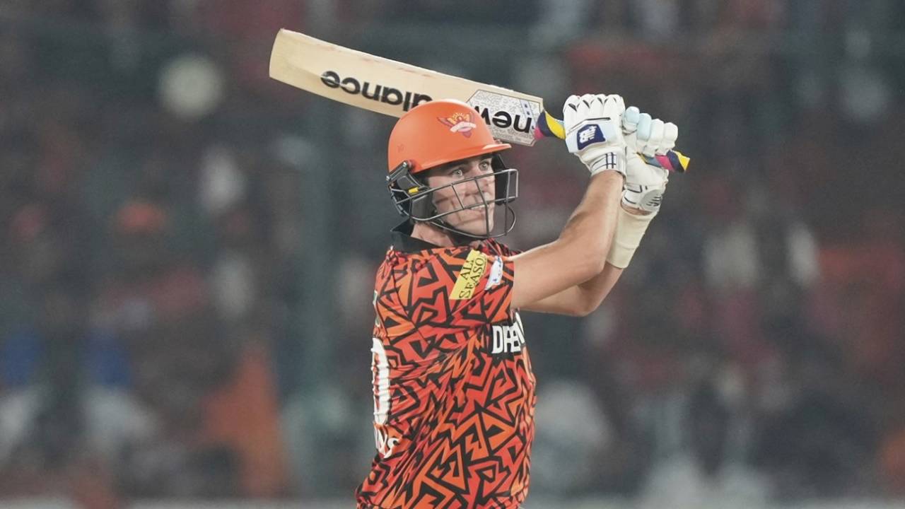 Pat Cummins hit each of his first three balls for a six, Sunrisers Hyderabad vs Lucknow Super Giants, IPL 2025, Hyderabad, March 27, 2025