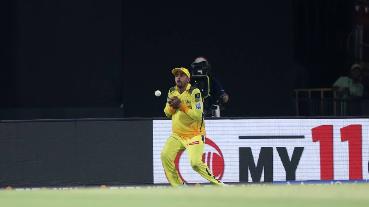 Deepak Hooda put down Rajat Patidar not far from the rope, Chennai Super Kings vs Royal Challengers Bengaluru, IPL 2025, Chennai, March 28, 2025