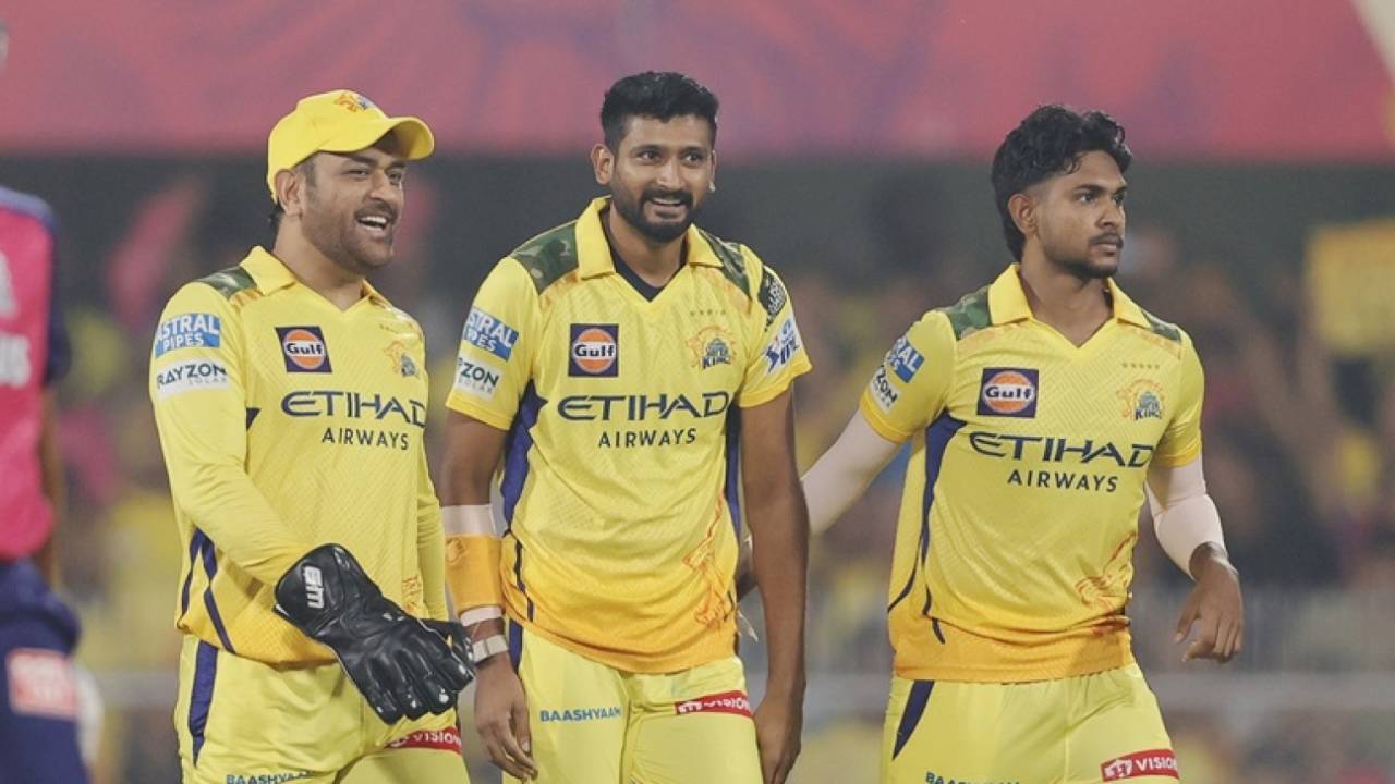 Khaleel Ahmed got rid of Yashasvi Jaiswal in the first over, Rajasthan Royals vs Chennai Super Kings, IPL 2025, Guwahati, March 30, 2025
