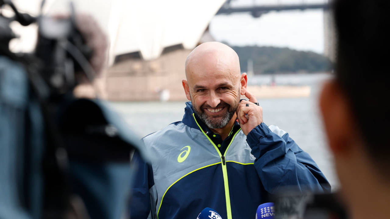 Nathan Lyon speaks to the media, Sydney, March 31, 2025