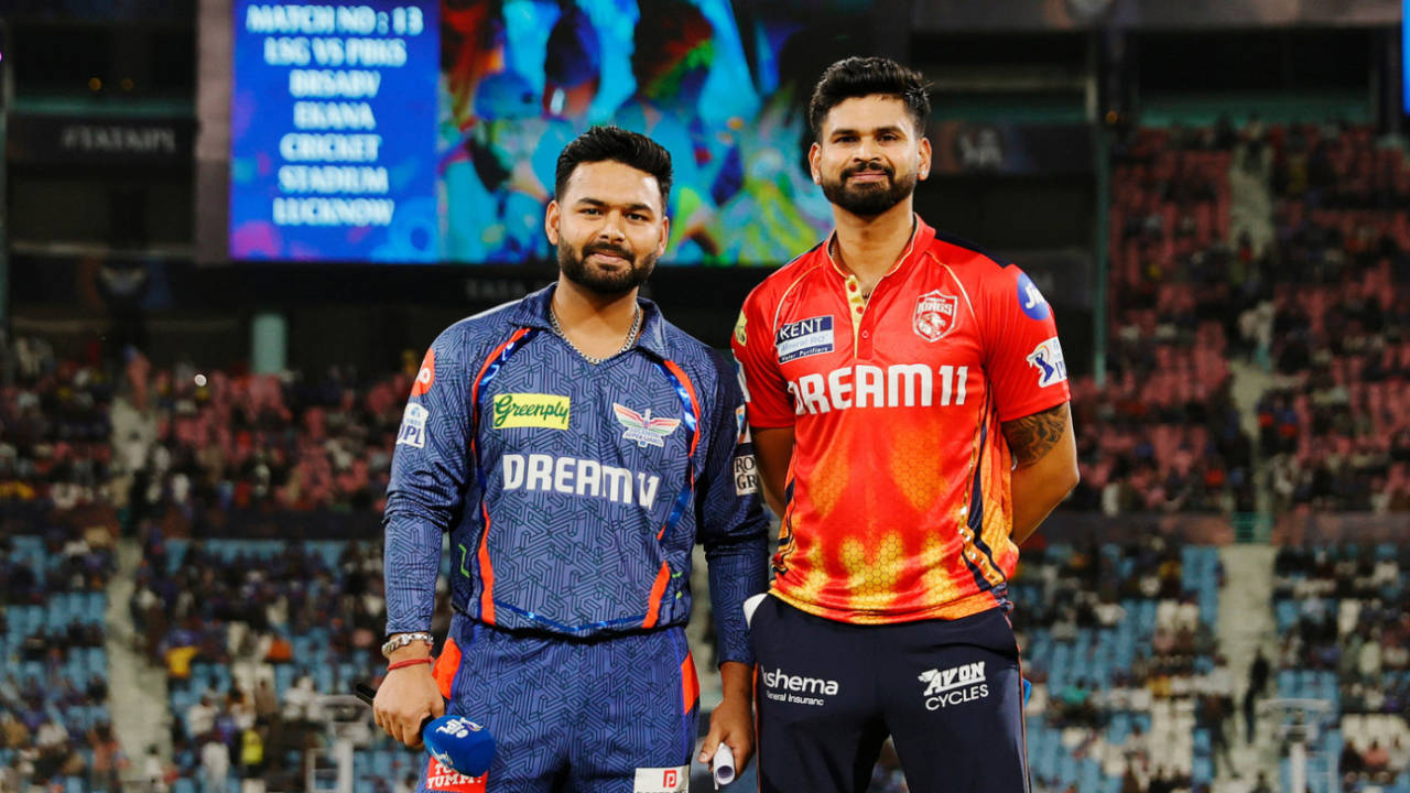 Rishabh Pant and Shreyas Iyer at the toss, Lucknow Super Giants vs Punjab Kings, IPL, Lucknow, April 1, 2025
