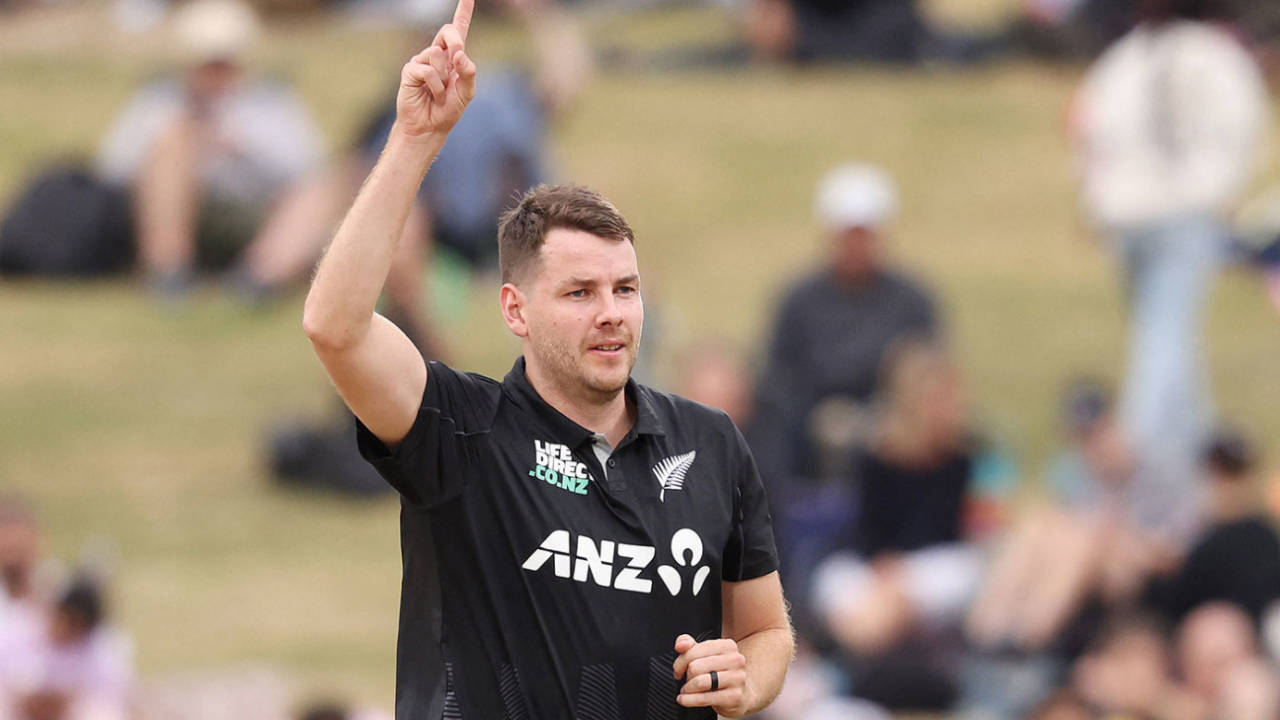 Jacob Duffy made early inroads, New Zealand vs Pakistan, 2nd ODI, Hamilton, April 2, 2025