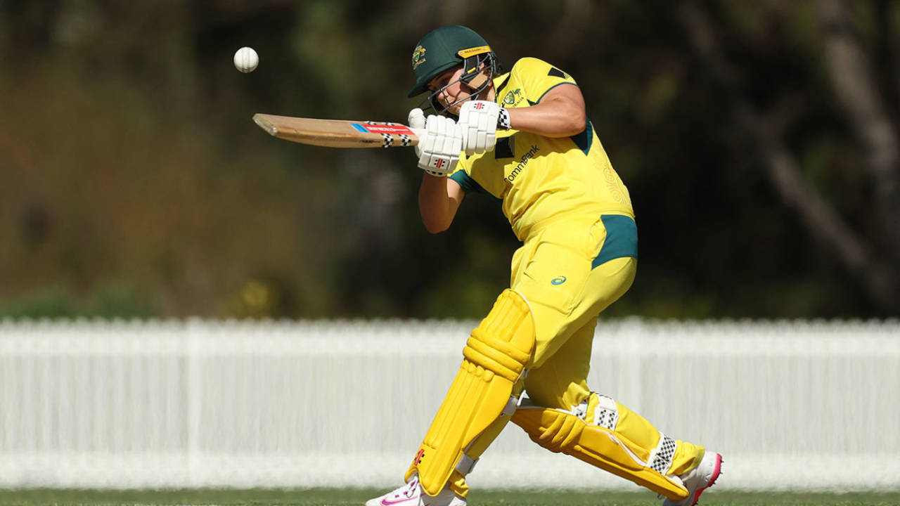 Georgia Voll led the Australia A chase, Australia A vs England A, 1st one-dayer, Cricket Central, April 2, 2025