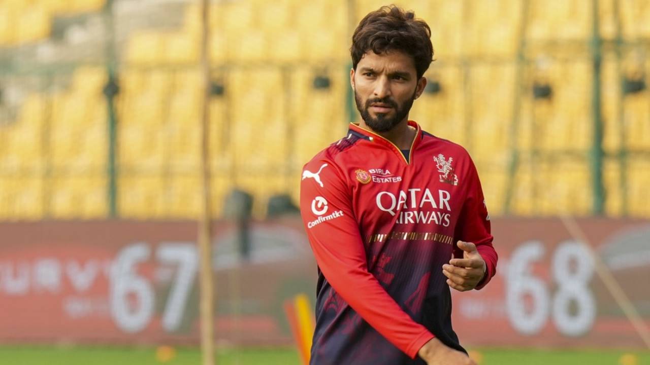 RCB captain Rajat Patidar at training, Bengaluru, April 2, 2025