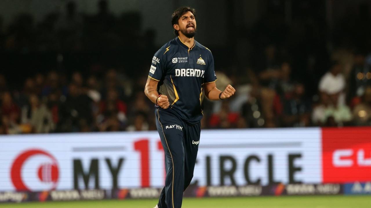 Ishant Sharma is pumped after dismissing RCB captain Rajat Patidar, Royal Challengers Bengaluru vs Gujarat Titans, IPL 2025, Bengaluru, April 2, 2025