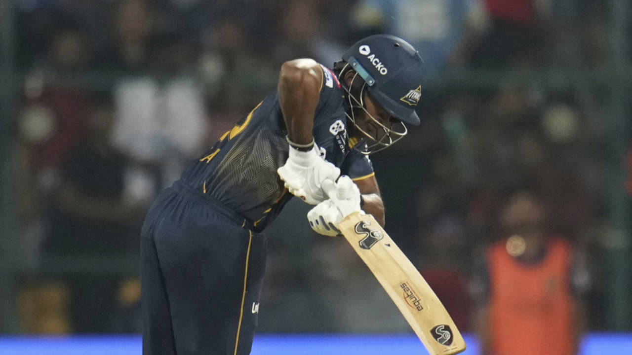 Sai Sudharsan made 49 off 36, Royal Challengers Bengaluru vs Gujarat Titans, IPL 2025, Bengaluru, April 2, 2025