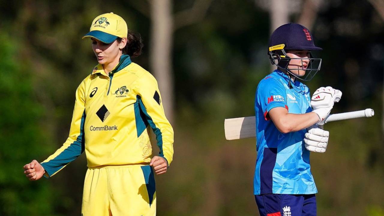 Charli Knott took 4 for 14, Australia A women vs England A women, 2nd unofficial ODI, Sydney, April 4