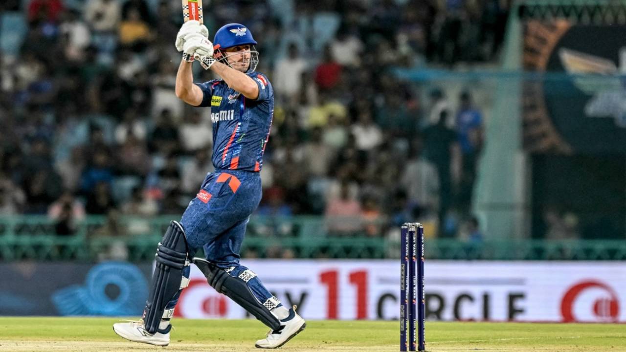 Mitchell Marsh again provided LSG with a motoring start, Lucknow Super Giants vs Mumbai Indians, IPL 2025, Lucknow, April 4, 2025