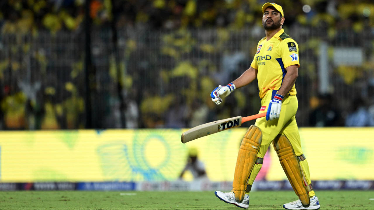 MS Dhoni hit one four and one six in his 26-ball knock, Chennai Super Kings vs Delhi Capitals, IPL, Chennai, April 5, 2025