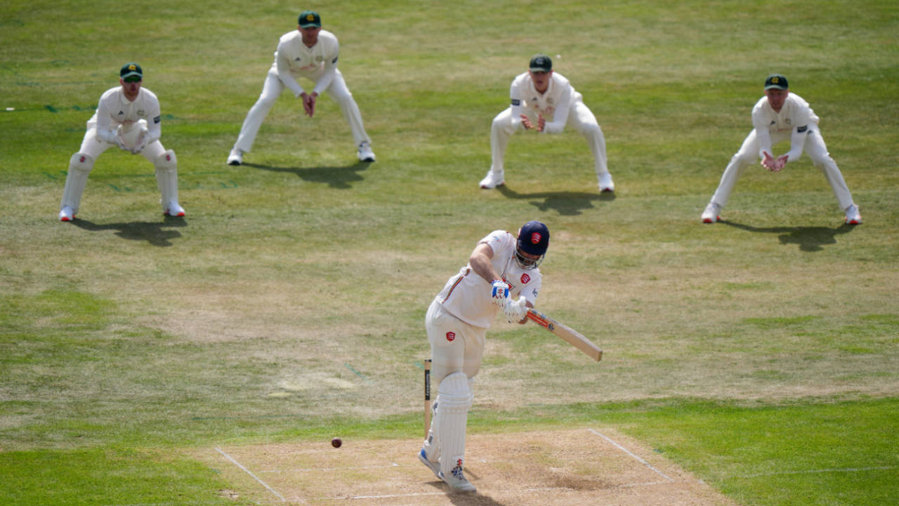 Paul Walter continued his good form as an opener with 76, Nottinghamshire vs Essex, County Championship, Division One, Trent Bridge, April 12, 2025