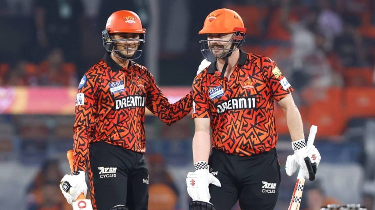 Abhishek Sharma and Travis Head got off to a strong start, Sunrisers Hyderabad vs Punjab Kings, Hyderabad, IPL 2025, April 12, 2025