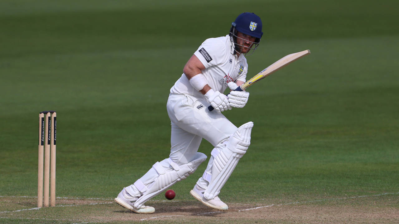 Ben Raine played a vital hand lower down the order, Durham vs Warwickshire, Chester-le-Street, County Championship, April 13, 2025