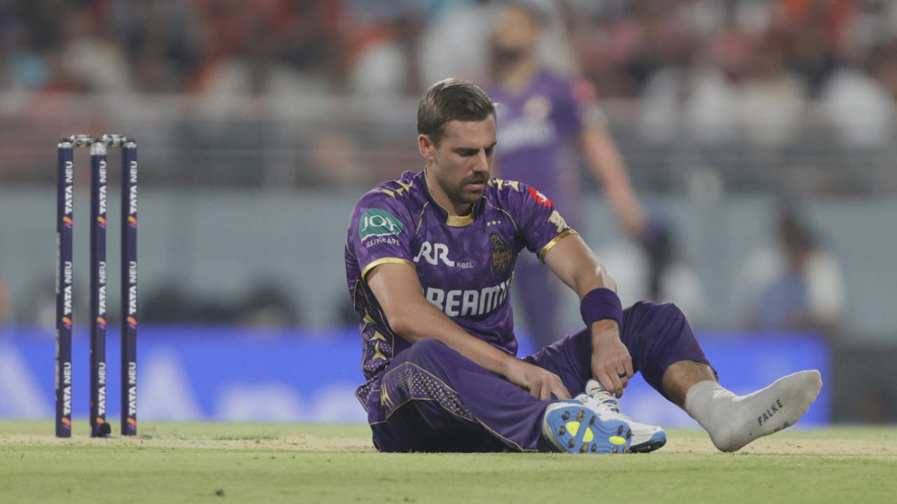 Anrich Nortje played his first match of the season, Punjab Kings vs Kolkata Knight Riders, IPL 2025, Mullanpur, April 15, 2025