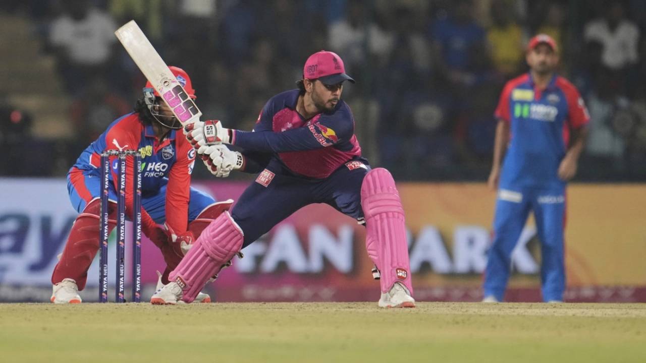 Nitish Rana gets creative, Delhi Capitals vs Rajasthan Royals, IPL 2025, Delhi, April 16, 2025