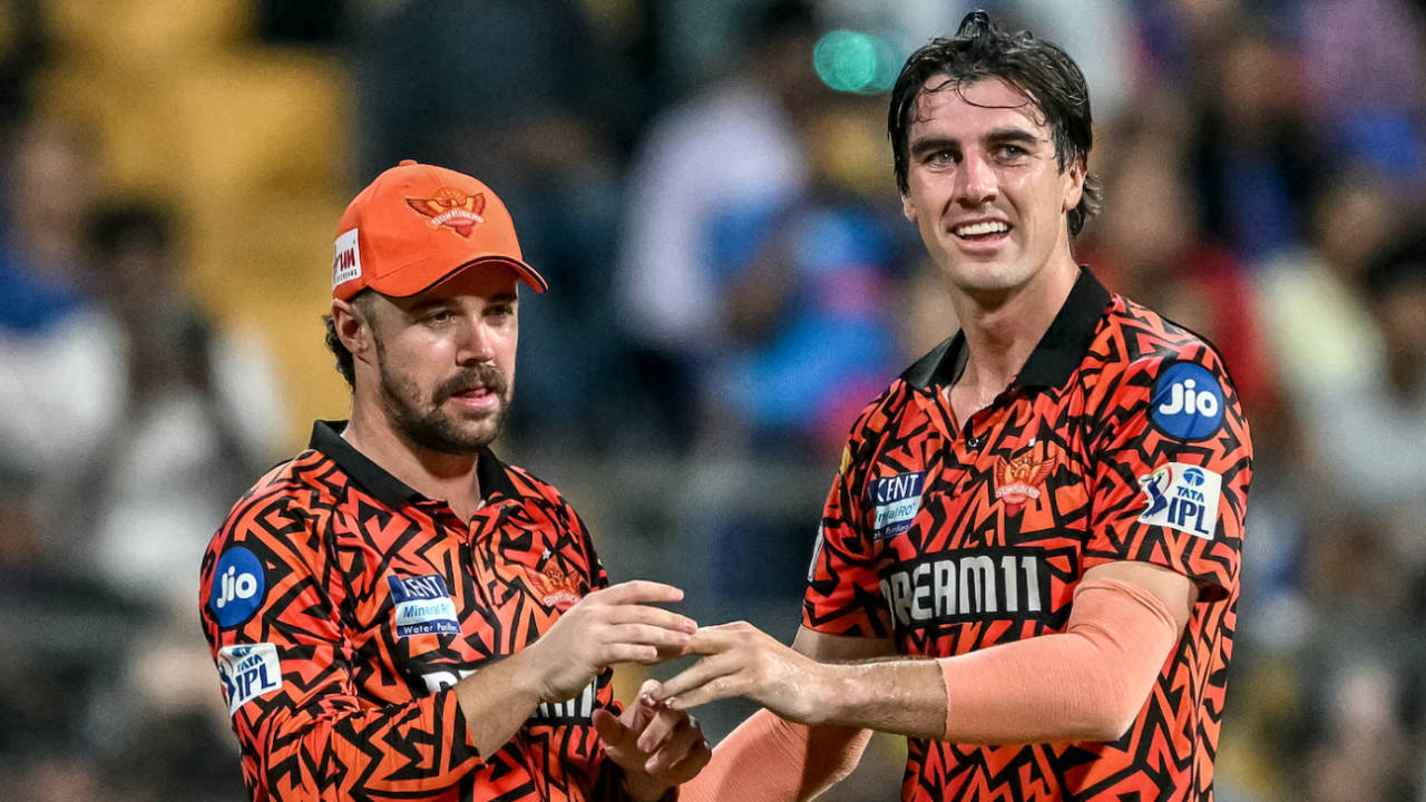 Travis Head and Pat Cummins combined to dismiss Rohit Sharma, Mumbai Indians vs Sunrisers Hyderabad, IPL 2025, Mumbai, April 17, 2025