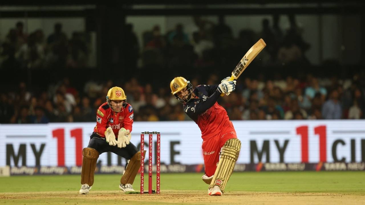 Rajat Patidar became the third fastest Indian, by balls faced, to 1000 IPL runs, Royal Challengers Bengaluru vs Punjab Kings, IPL 2025, Bengaluru, April 18, 2025