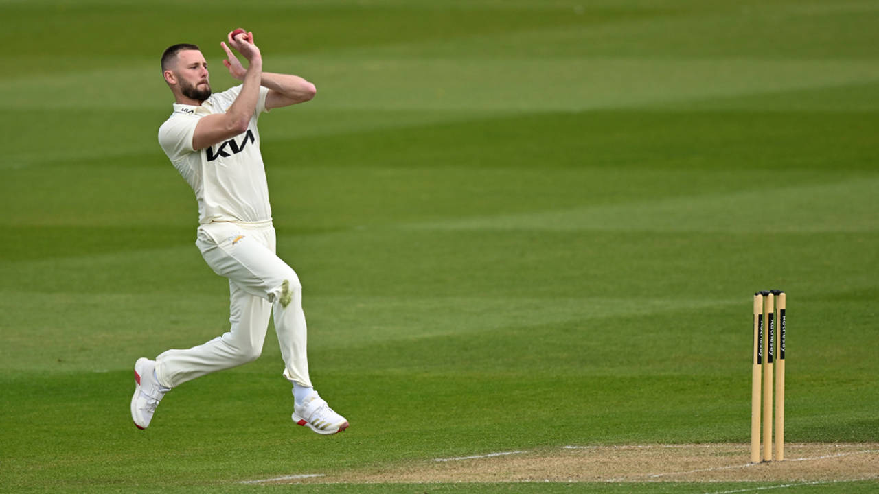 Gus Atkinson was making his first appearance of the season, Sussex vs Surrey, County Championship, Hove, April 18, 2025
