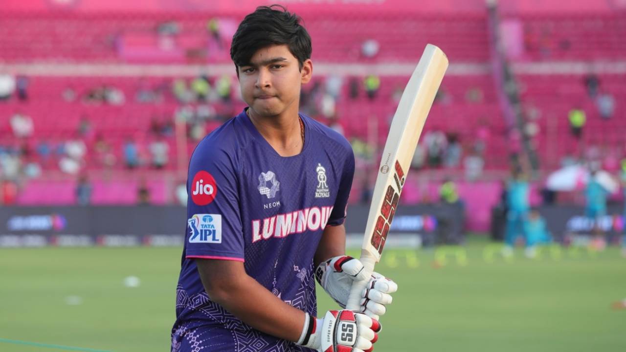 Vaibhav Suryavanshi, aged 14, was on the Impact Player bench, Rajasthan Royals vs Lucknow Super Giants, IPL 2025, Jaipur, April 19, 2025