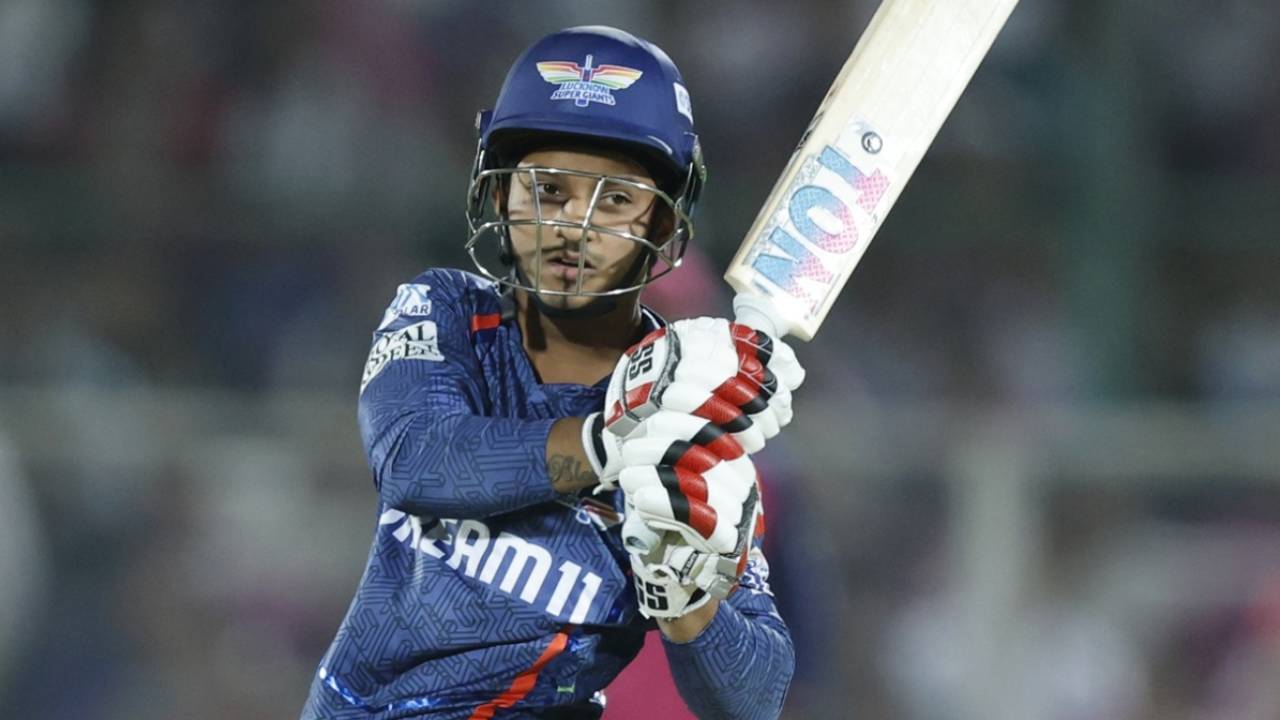 Ayush Badoni made a 34-ball 50, Rajasthan Royals vs Lucknow Super Giants, IPL 2025, Jaipur, April 19, 2025