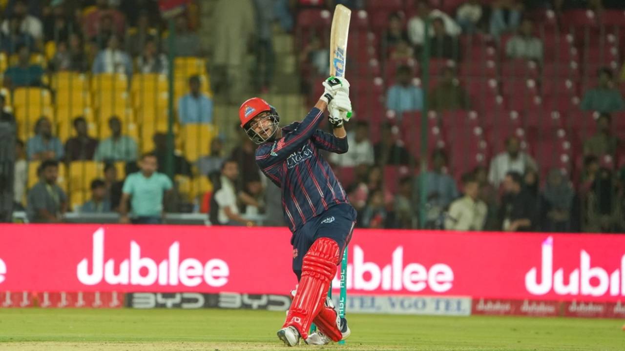 Abbas Afridi slammed a 9-ball 24, Karachi Kings vs Islamabad United, PSL 2025, Karachi, April 20, 2025