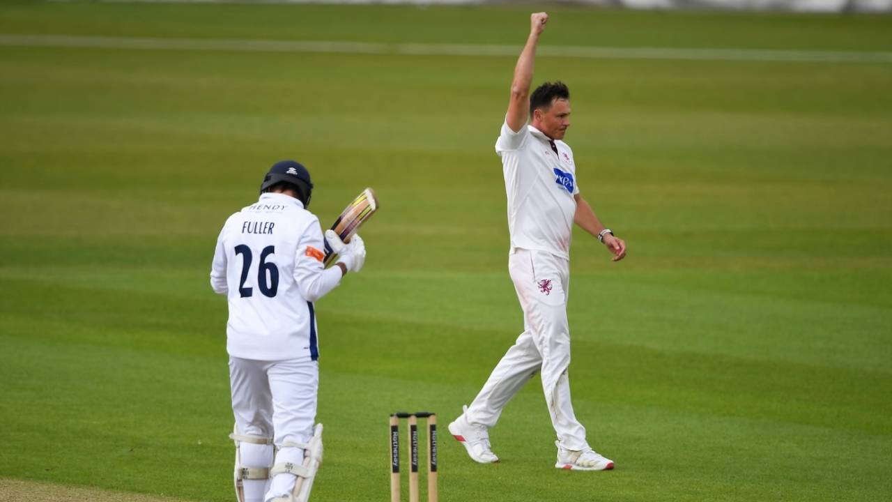 Migael Pretorius took 5 for 64, Hampshire vs Somerset, Utilita Bowl, Division One, County Championship, April 20, 2025