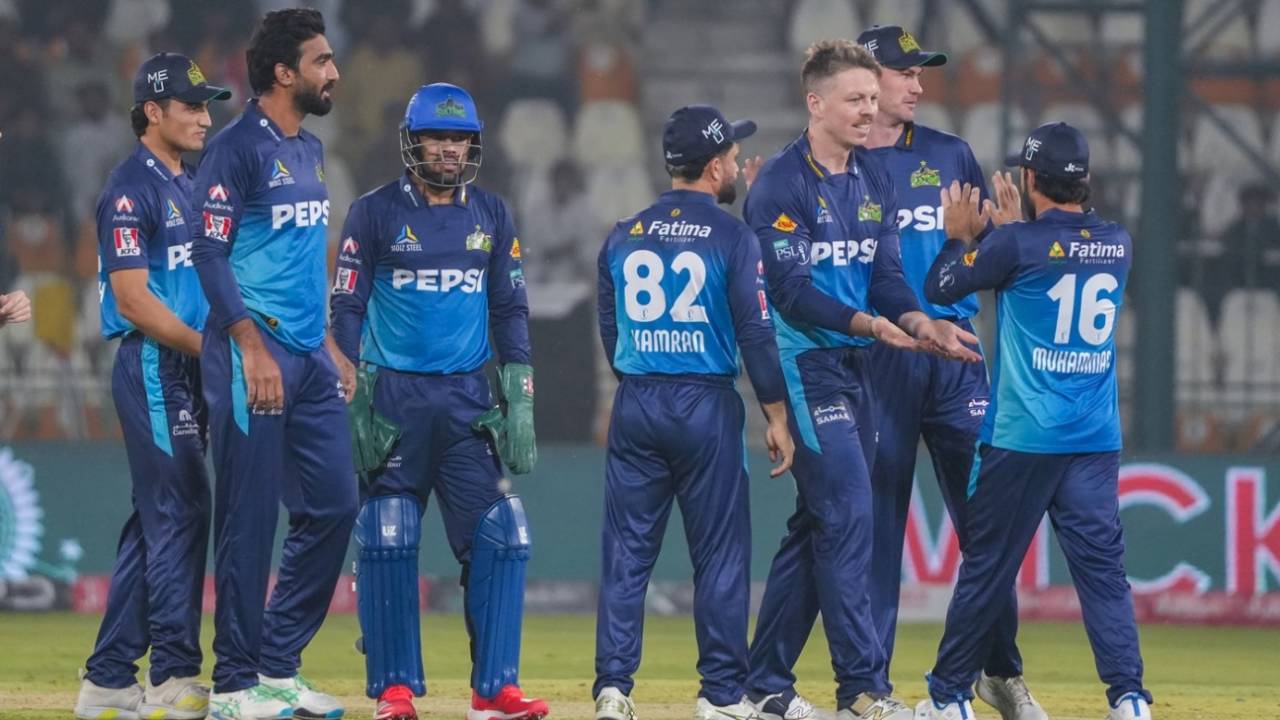 Michael Bracewell struck inside the powerplay, Multan Sultans vs Lahore Qalandars, PSL, Multan, April 22, 2025