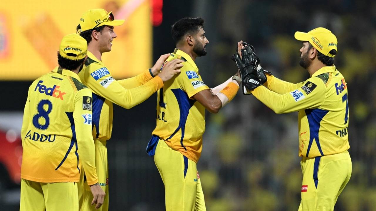 Khaleel Ahmed struck in the first over, Chennai Super Kings vs Sunrisers Hyderabad, IPL 2025, Chennai, April 25, 2025