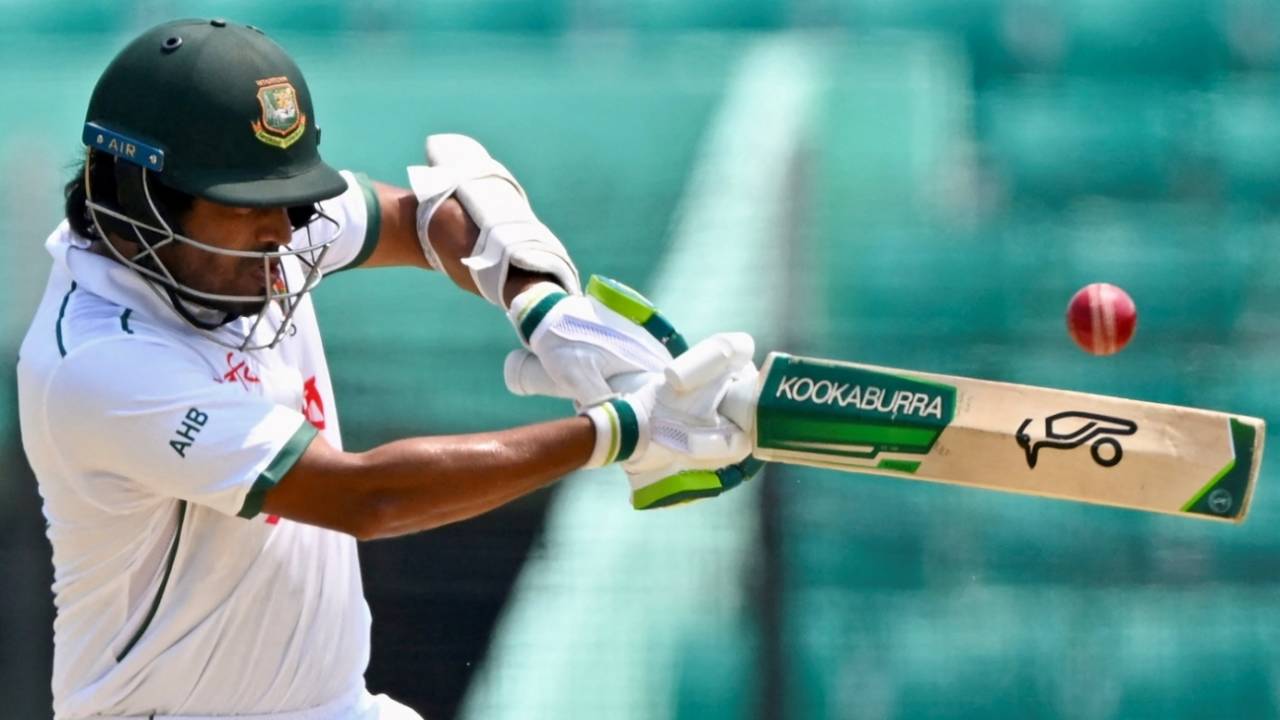 Anamul Haque scored 38 in his comeback innings, Bangladesh vs Zimbabwe, 2nd Test, Chattogram, 2nd day, April 29, 2025