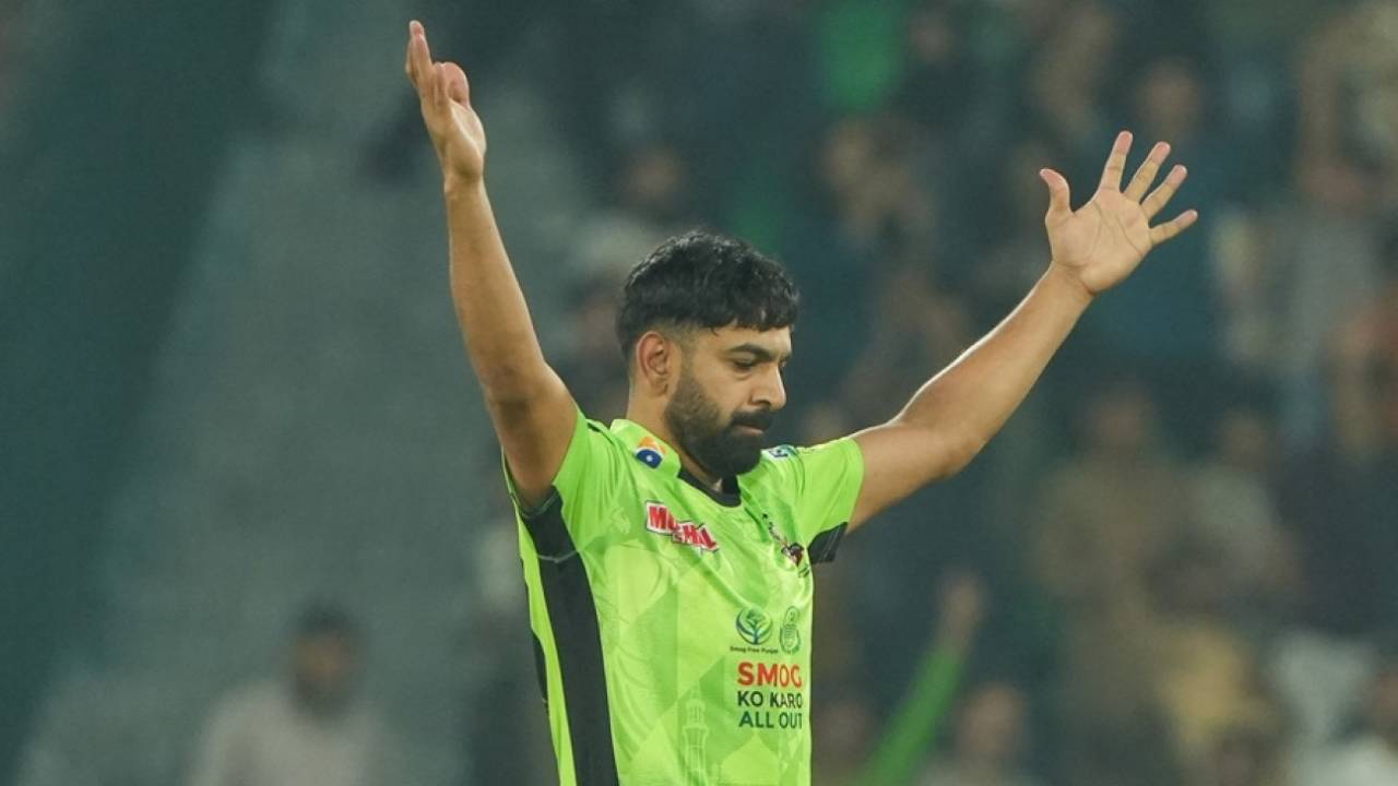 Haris Rauf picked up four wickets, Lahore Qalandars vs Islamabad United, PSL 2025, Lahore, April 30, 2025