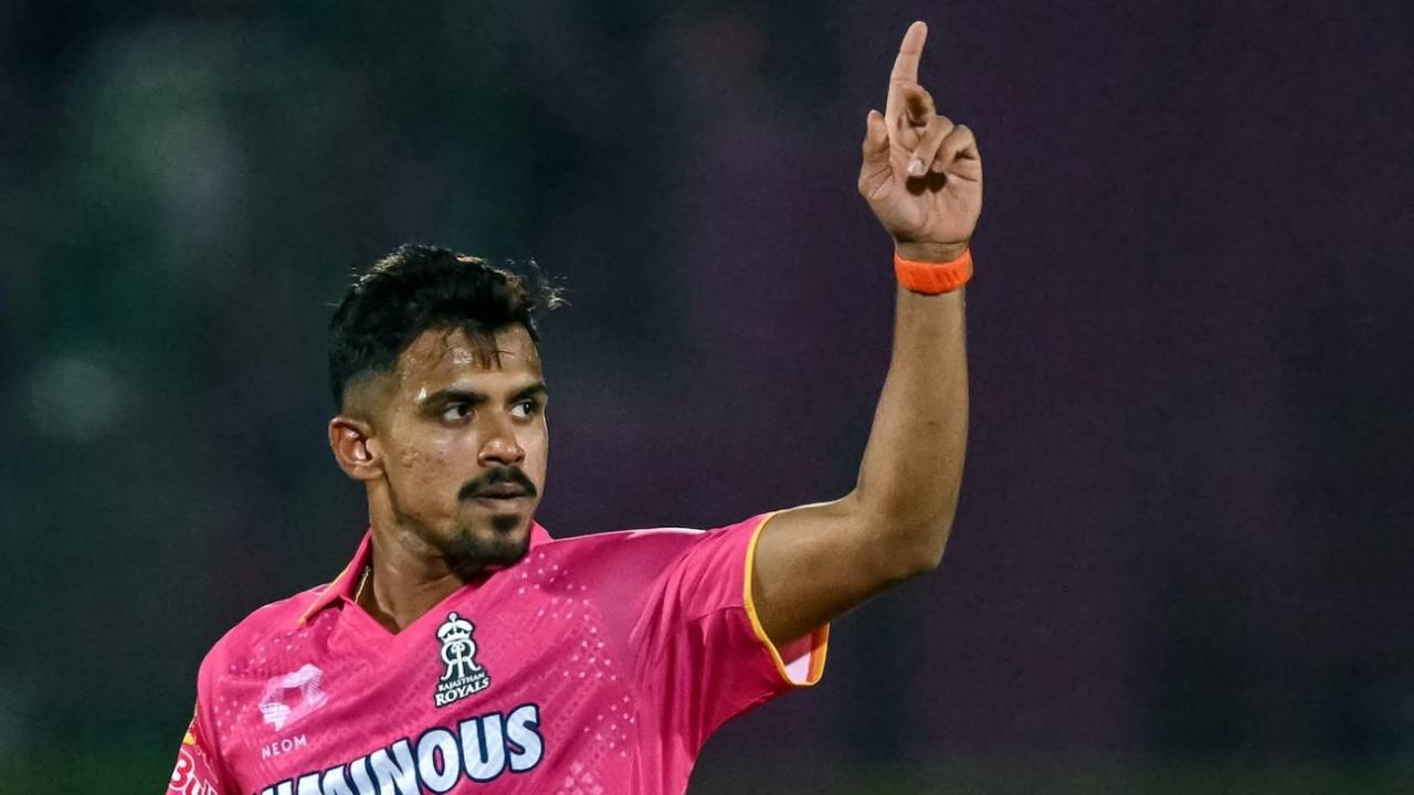 Maheesh Theekshana broke the opening stand, Rajasthan Royals vs Mumbai Indians, IPL 2025, Jaipur, May 1, 2025