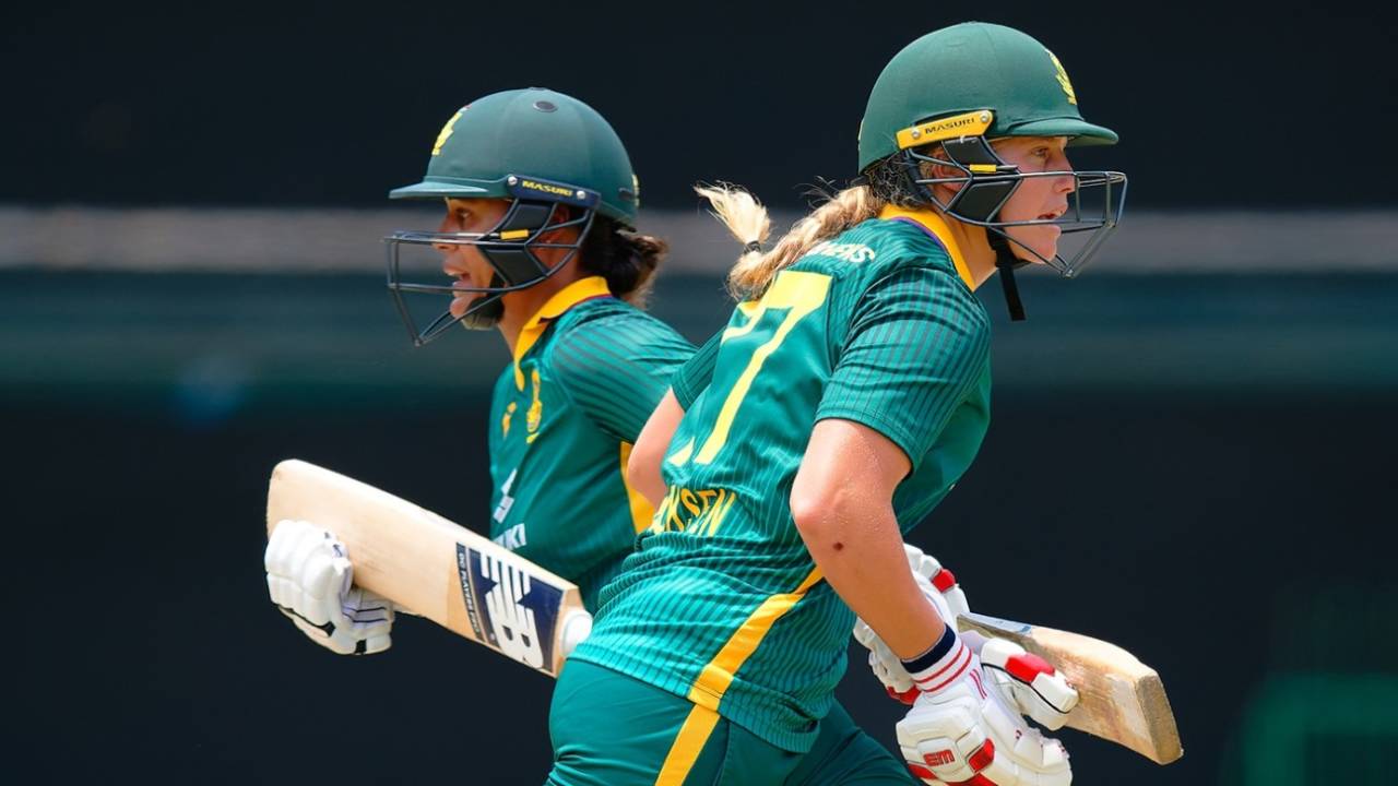 Chloe Tryon and Annerie Dercksen added 62 together, Sri Lanka vs South Africa, Women's ODI tri-series, Colombo, May 2, 2025