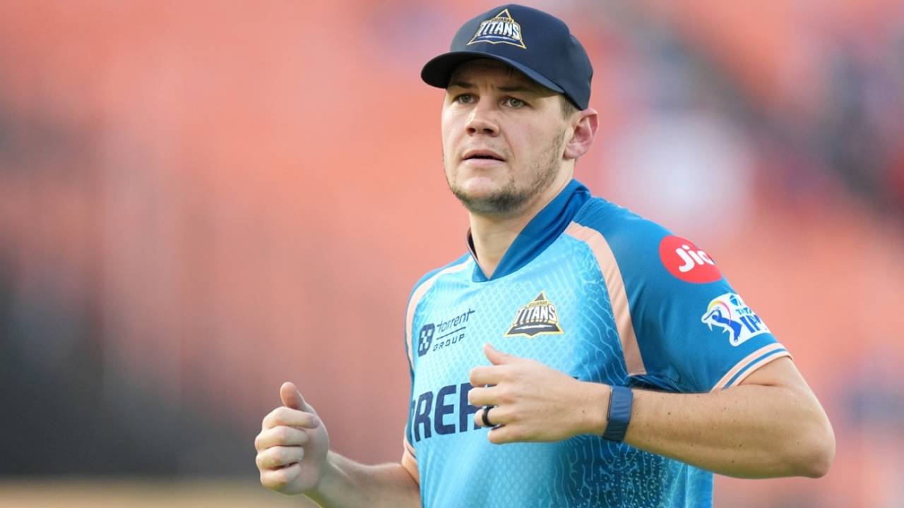 Gerald Coetzee warms up, Gujarat Titans vs Sunrisers Hyderabad, IPL 2025, Ahmedabad, May 2, 2025