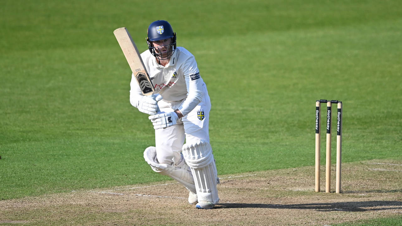 Durham batter Graham Clark scored 160, Hampshire vs Durham, County Championship, Utilita Bowl, May 3, 2025