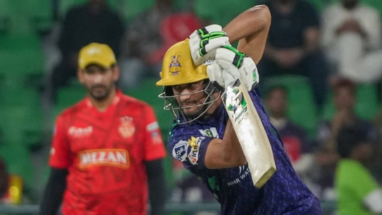 Hasan Nawaz led Gladiators to victory with an unbeaten 41-ball 64, Islamabad United vs Quetta Gladiators, PSL 2025, Lahore, May 3, 2025