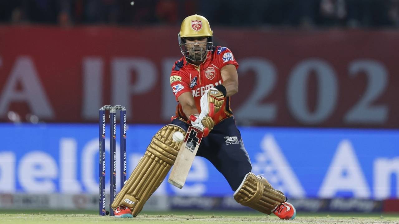 Shashank Singh brought a few innovative shots in the death overs, Punjab Kings vs Lucknow Super Giants, IPL 2025, Dharamsala, May 4, 2025